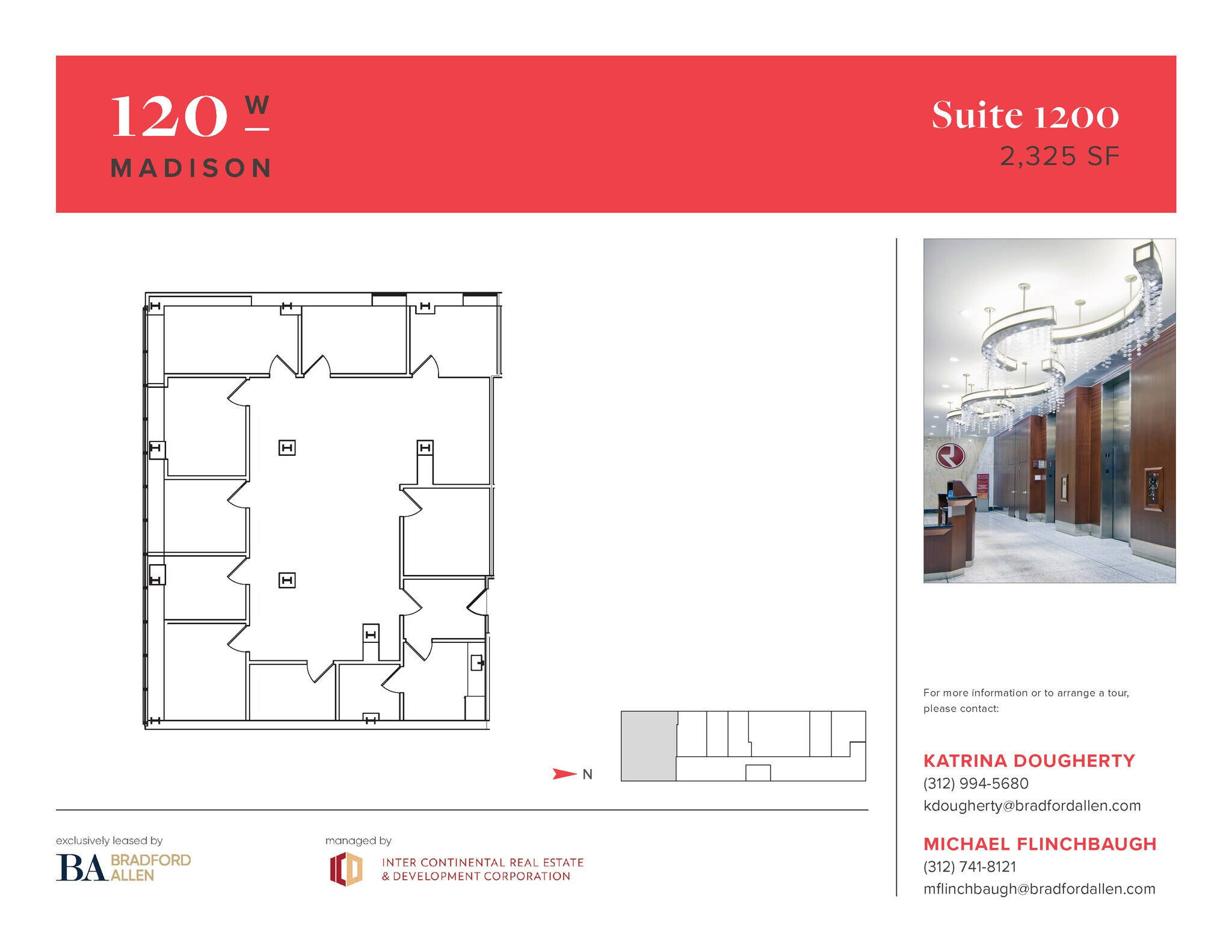 120 W Madison St, Chicago, IL à louer Plan d’étage– Image 1 sur 4