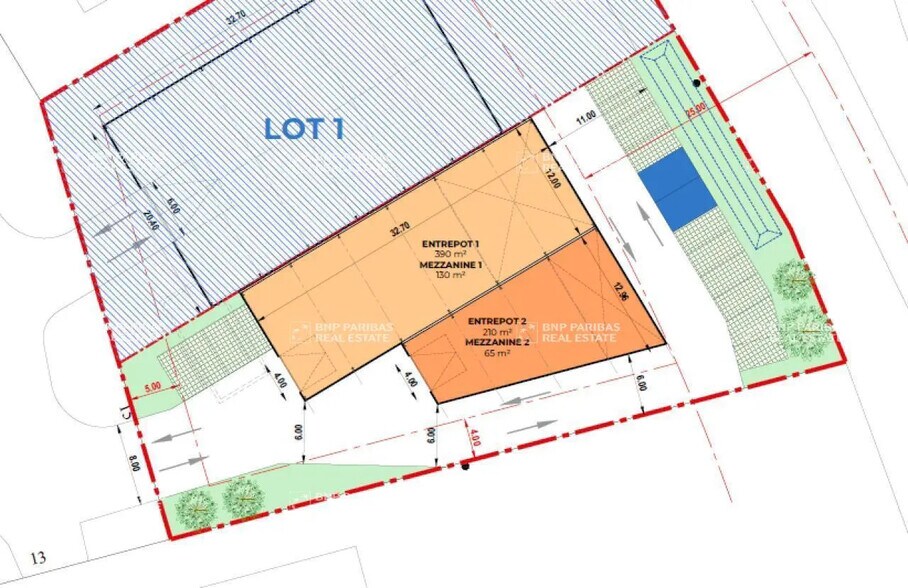 Local d'activités dans Saint-Herblain à vendre - Plan d’étage – Image 1 sur 1