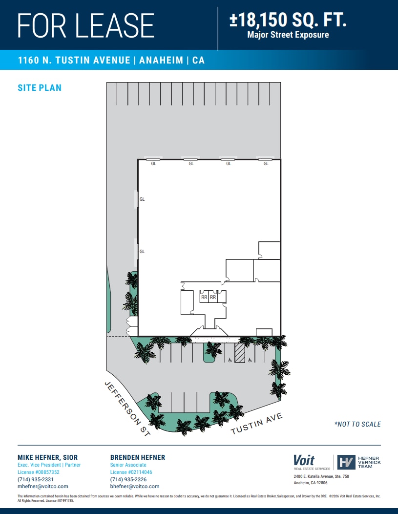 1160 N Tustin Ave, Anaheim, CA à louer Plan de site– Image 1 sur 1