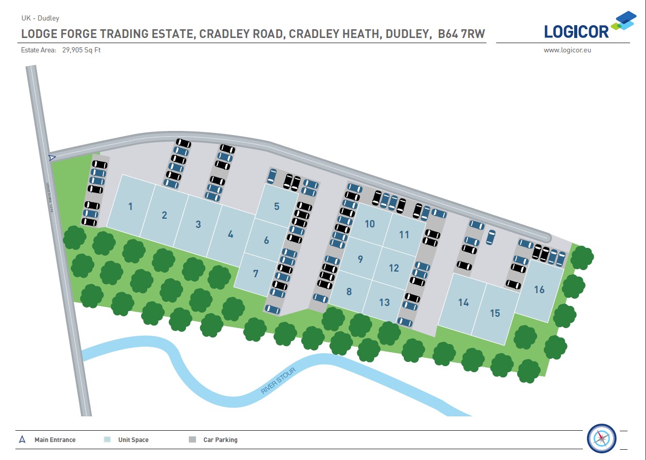 Cradley Rd, Cradley Heath à louer Plan de site– Image 1 sur 10