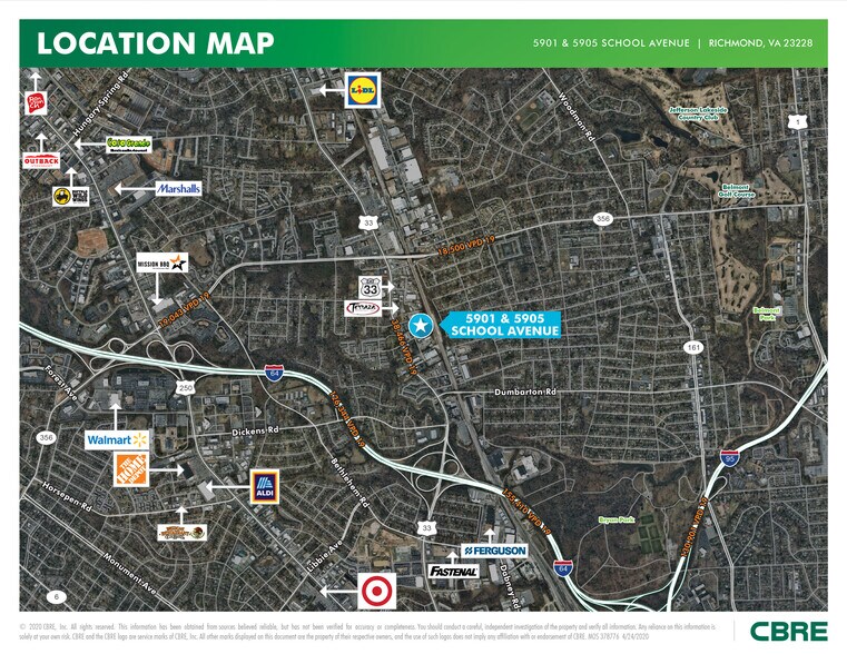 5901-5905 School Ave, Richmond, VA à vendre - Aérien – Image 2 sur 5