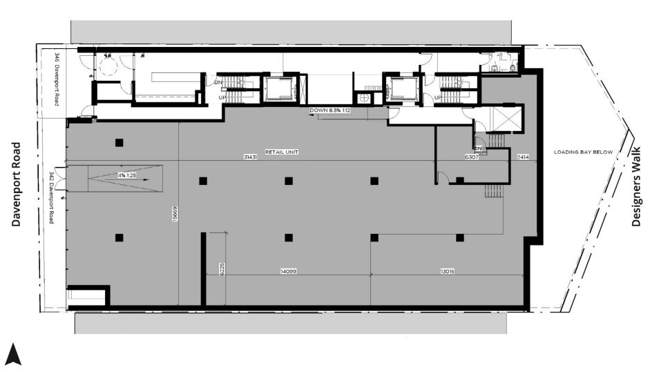 346 Davenport Rd, Toronto, ON à louer Plan d’étage– Image 1 sur 1