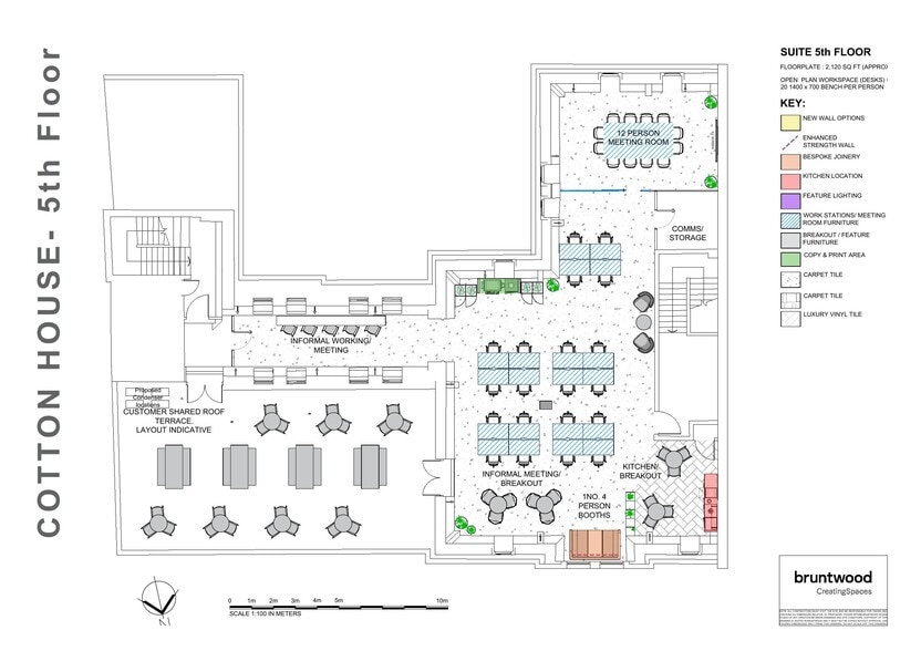 12-18 Queen St, Manchester à louer - Plan d’étage – Image 1 sur 1