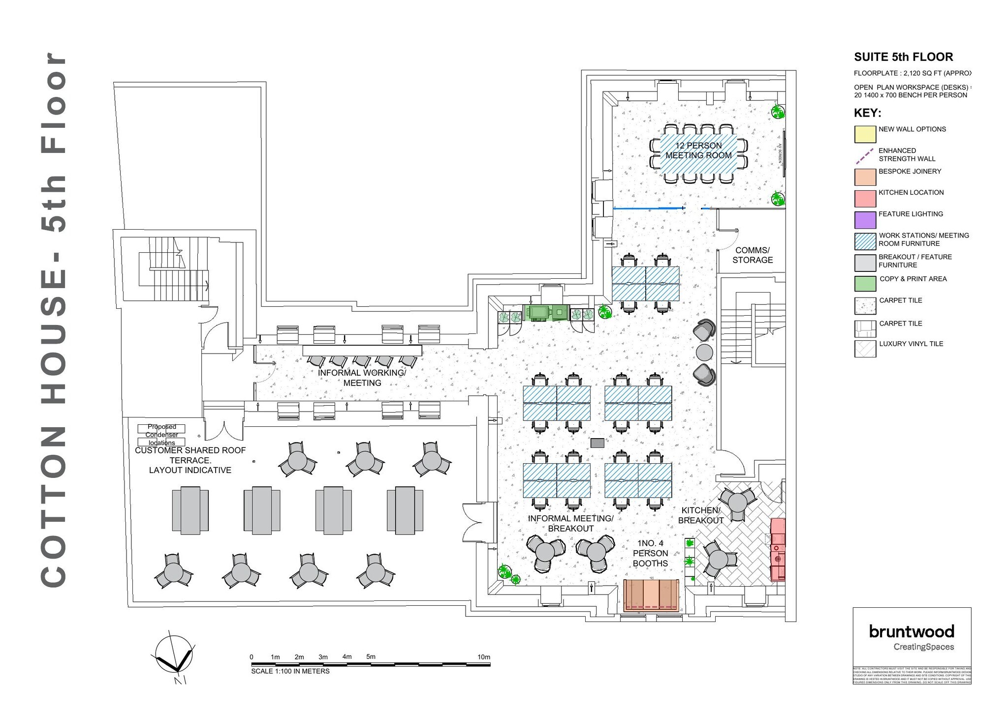 12-18 Queen St, Manchester à louer Plan d’étage– Image 1 sur 2