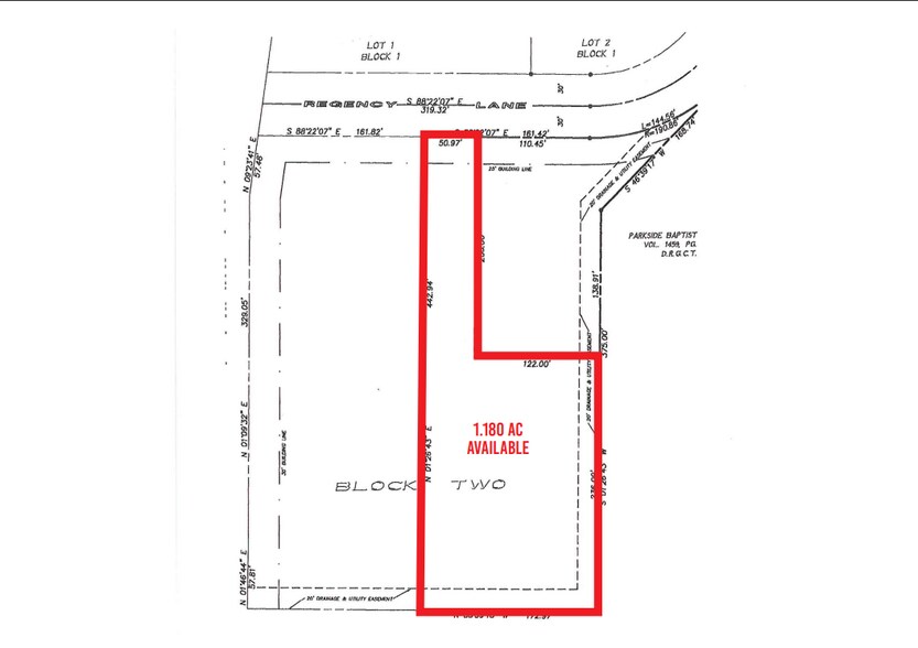 000 Regency Lane, Denison, TX à vendre - Plan cadastral – Image 2 sur 2