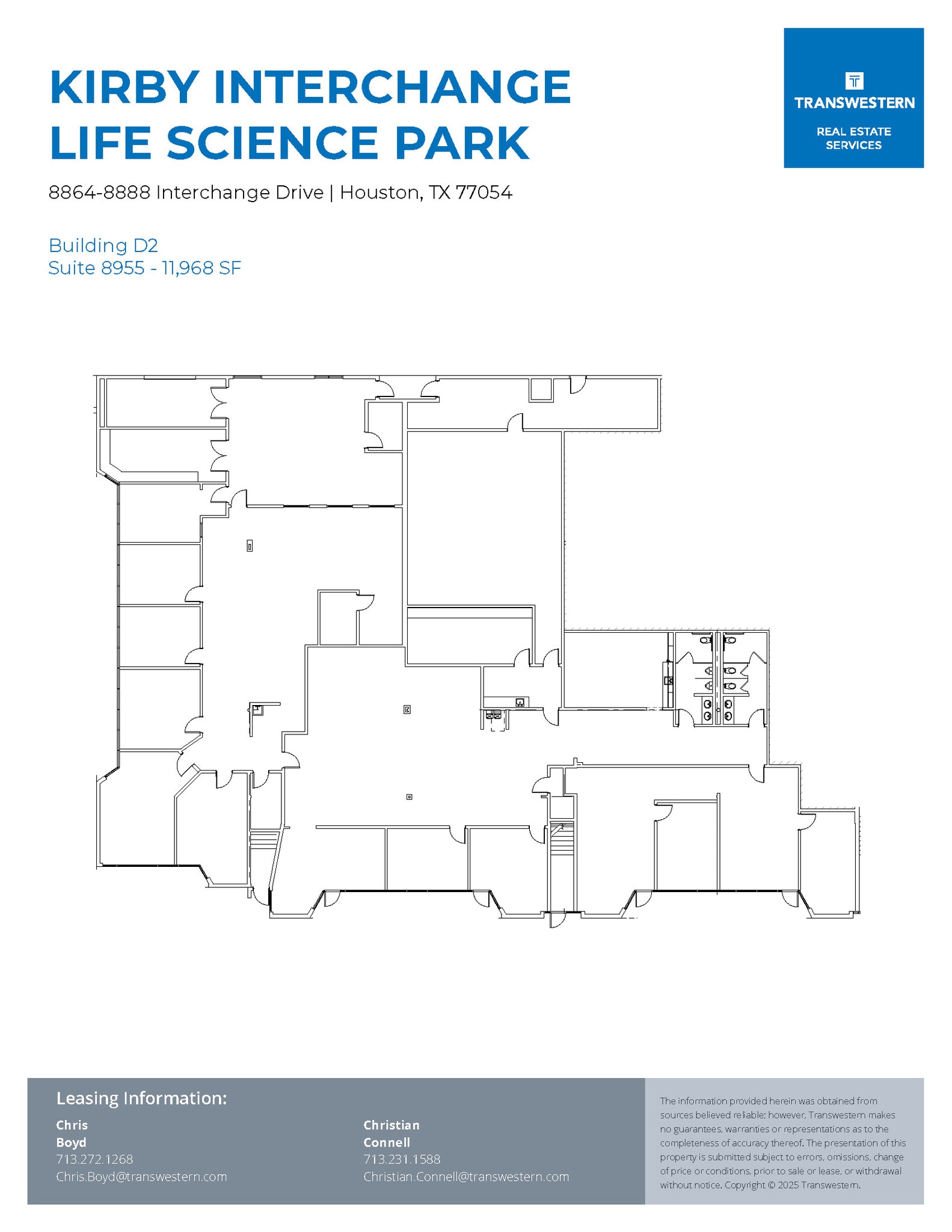 8901-8933 Interchange Dr, Houston, TX à louer Plan d’étage– Image 1 sur 1