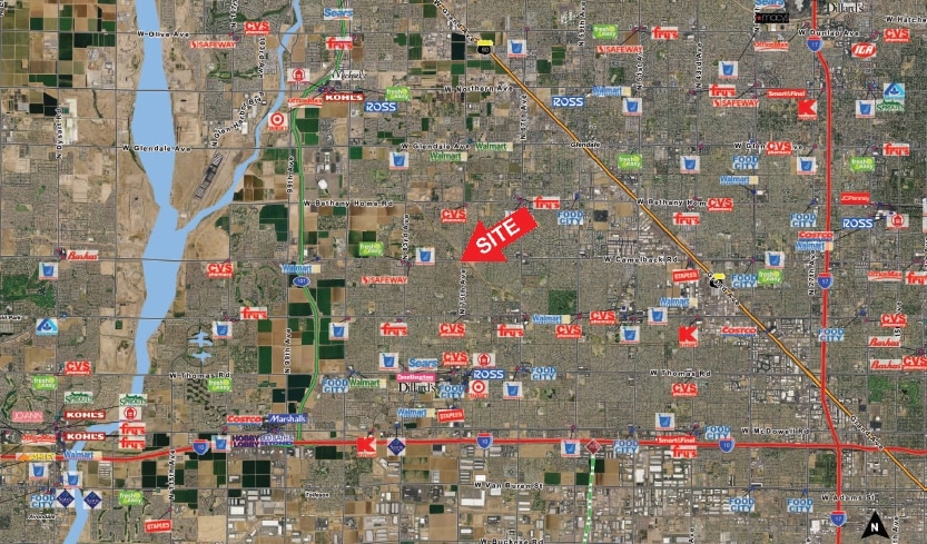 SWC 75th & Camelback Ave, Phoenix, AZ à louer - Aérien – Image 2 sur 2