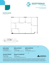 7373 N Scottsdale Rd, Scottsdale, AZ à louer Plan d’étage– Image 2 sur 2