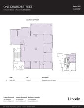 1 Church St, Rockville, MD à louer Plan d’étage– Image 1 sur 1