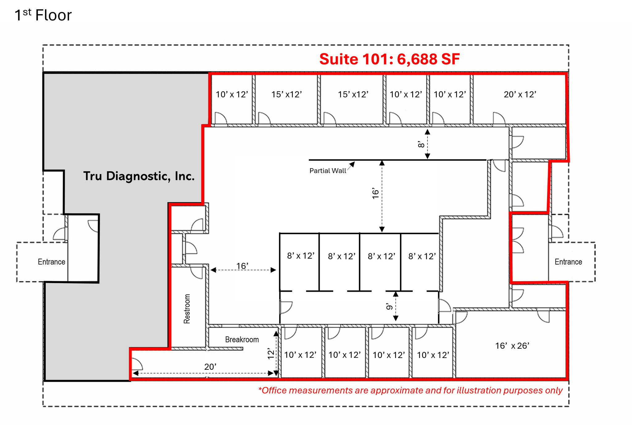 881 Corporate Dr, Lexington, KY à louer Plan d’étage– Image 1 sur 1