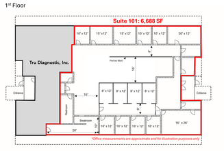 881 Corporate Dr, Lexington, KY à louer Plan d’étage– Image 1 sur 1