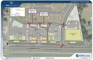 Plus de détails pour NEC of US -192 & Nova Rd, Saint Cloud, FL - Terrain à louer