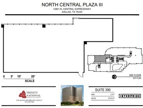 12801 N Central Expy, Dallas, TX à louer Plan d’étage– Image 1 sur 1