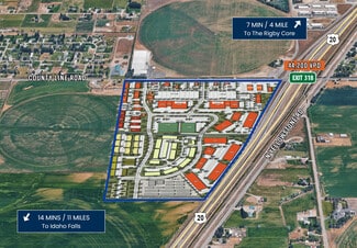 Plus de détails pour SWC US Highway 20 & County Line Road, Rigby, ID - Terrain à vendre