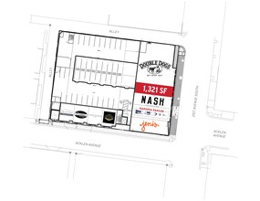 1807-1819 21st Ave S, Nashville, TN à louer Plan de site– Image 1 sur 5