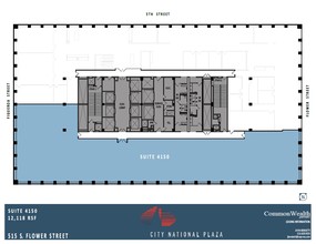 515 S Flower St, Los Angeles, CA à louer Plan d’étage– Image 1 sur 1