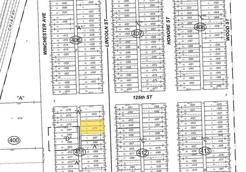 12510 S Lincoln St, Calumet Park, IL à vendre - Plan cadastral – Image 2 sur 12