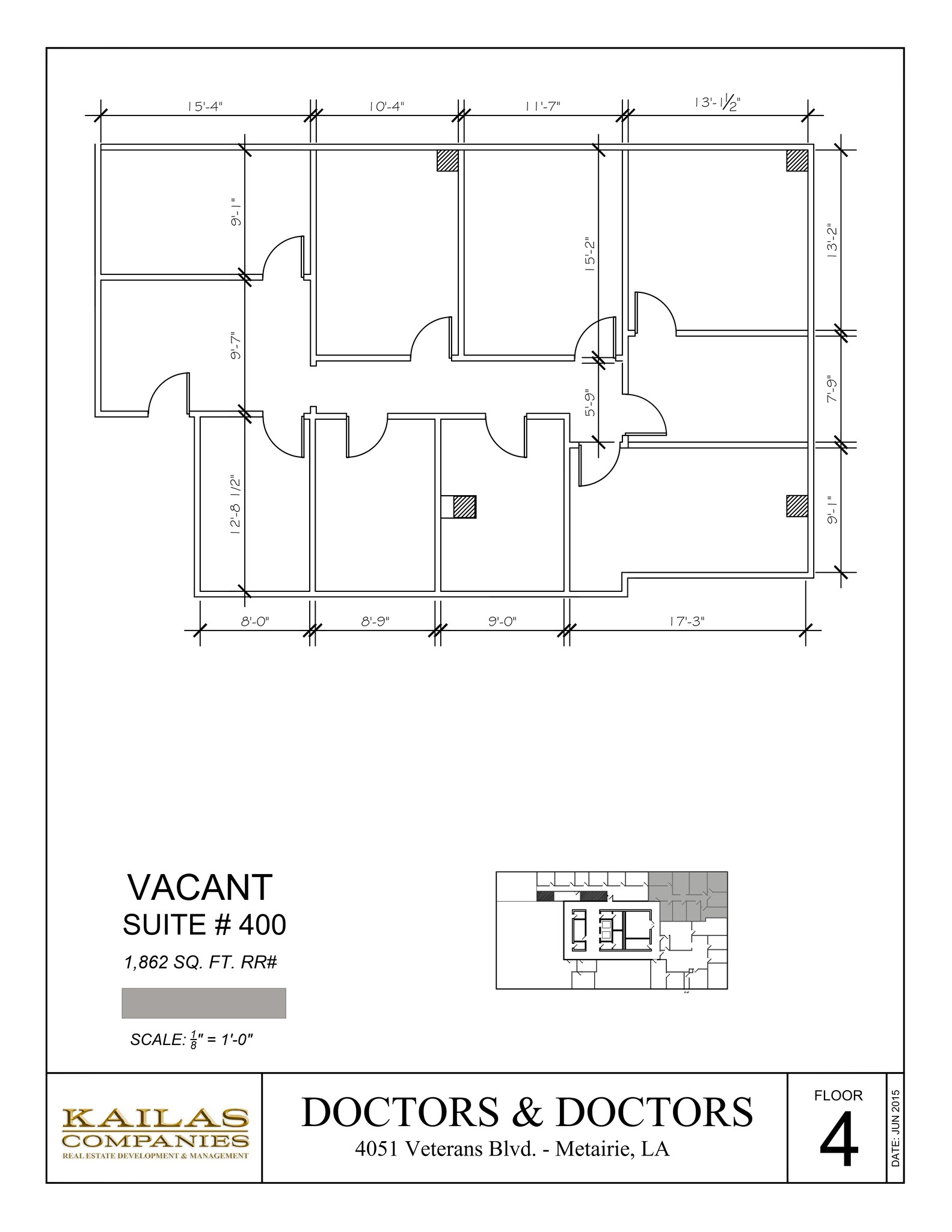 4051 Veterans Highway, Metairie, LA à louer Plan de site– Image 1 sur 2