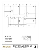 4051 Veterans Highway, Metairie, LA à louer Plan de site– Image 1 sur 2