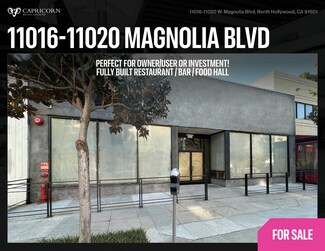Plus de détails pour 11016 Magnolia Blvd, North Hollywood, CA - Local commercial à vendre
