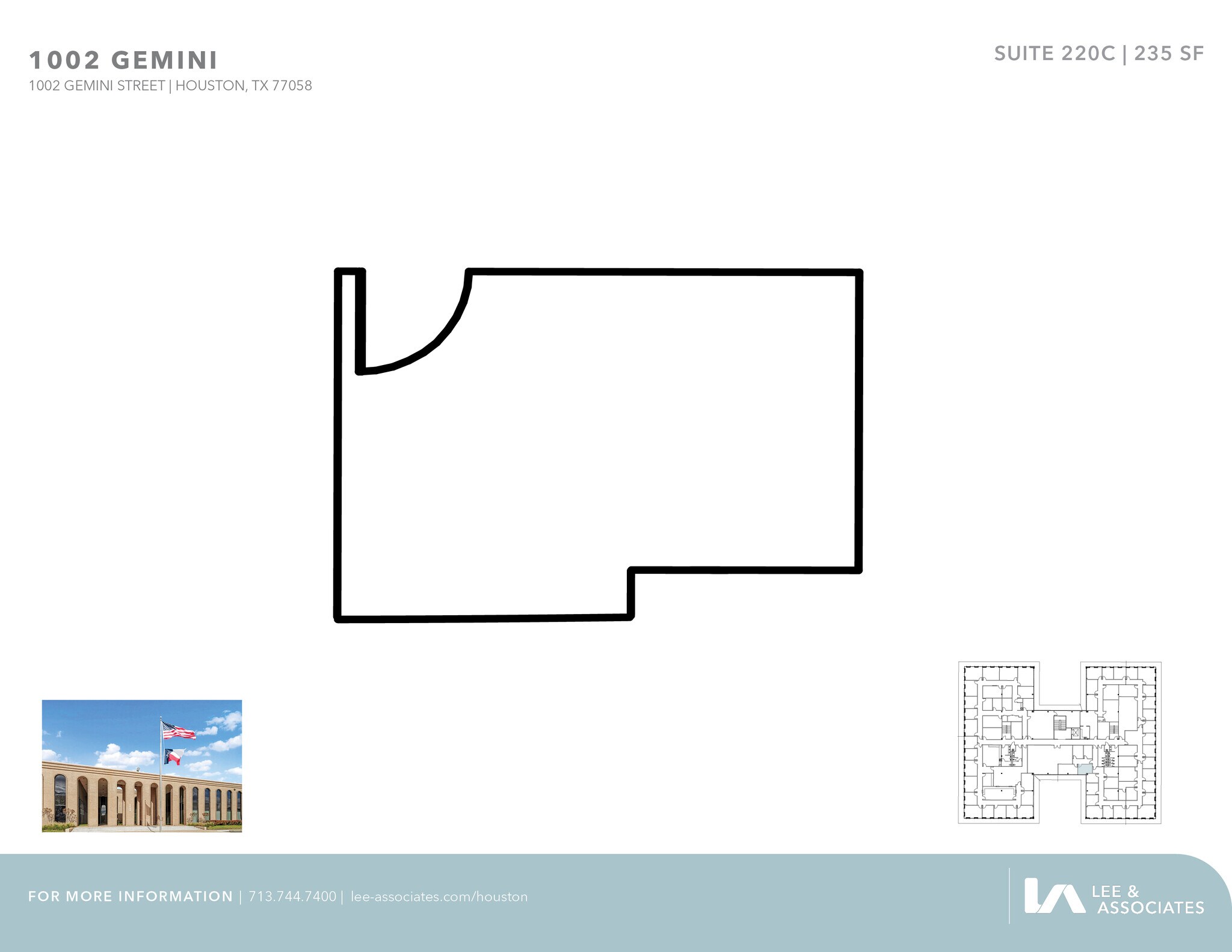 1002 Gemini St, Houston, TX à louer Plan d’étage– Image 1 sur 1