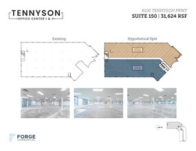 6100 Tennyson Pky, Plano, TX à louer Plan d’étage– Image 1 sur 15