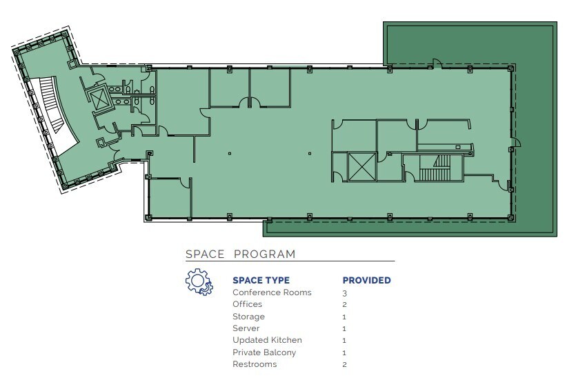399 W El Camino Real, Mountain View, CA à louer Plan d’étage– Image 1 sur 1