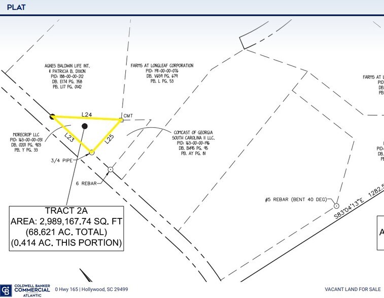 0 Hwy 165, Hollywood, SC à vendre - Plan cadastral – Image 2 sur 2