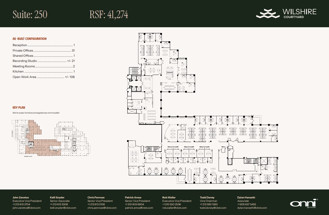 5700 Wilshire Blvd, Los Angeles, CA à louer Plan d’étage– Image 1 sur 1