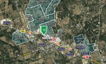 14370 W Hwy 29, Liberty Hill, TX - Vue aérienne vue de carte - Image1