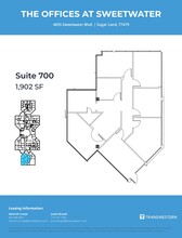 4675 Sweetwater Blvd, Sugar Land, TX à louer Plan d’étage– Image 1 sur 1