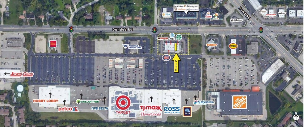 781-791 E Dundee Rd, Palatine, IL à louer - Aérien – Image 3 sur 3