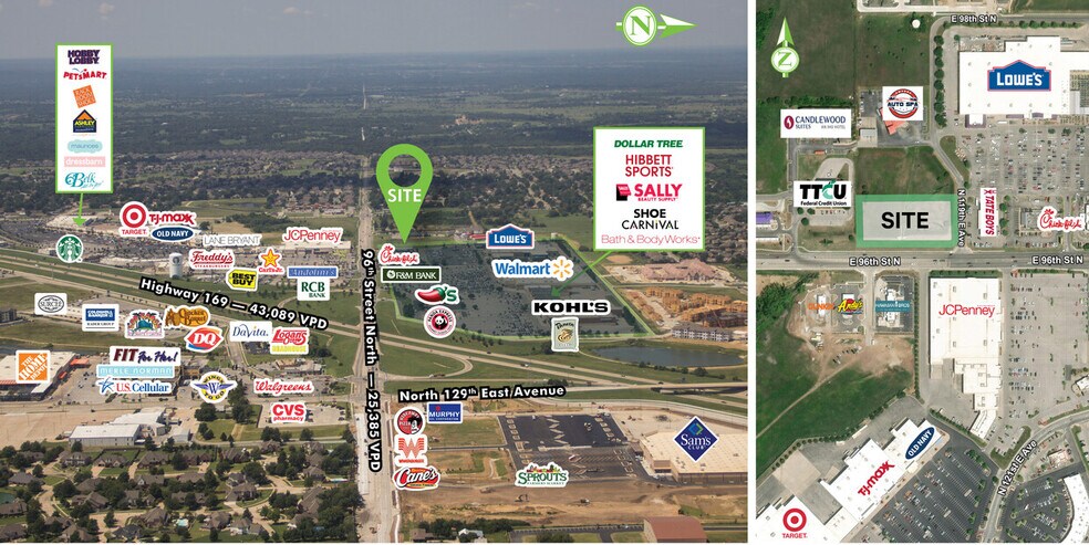 E 96th St N, Owasso, OK à louer - Aérien – Image 2 sur 2