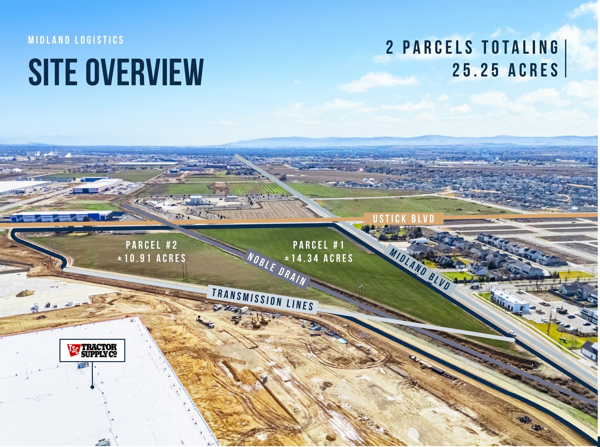 Ustick Rd & Midland Blvd, Nampa, ID à vendre Plan de site– Image 1 sur 7