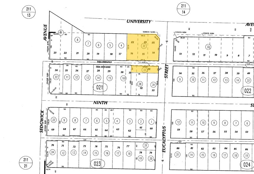 2308 University Ave, Riverside, CA à louer - Plan cadastral – Image 2 sur 35