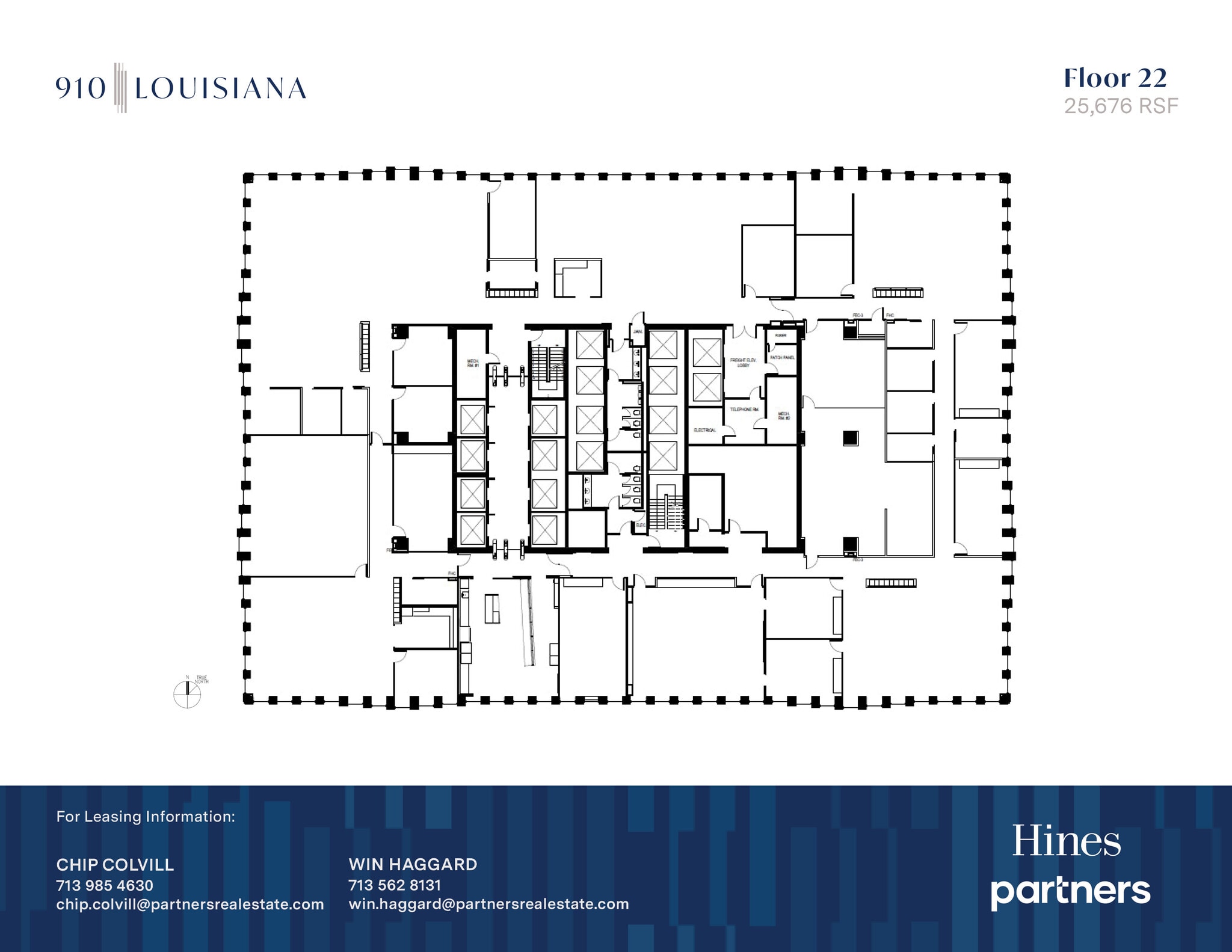 910 Louisiana St, Houston, TX à louer Plan d’étage– Image 1 sur 1