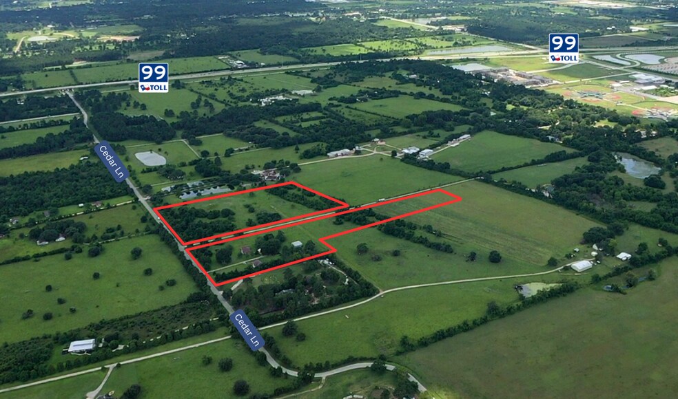 20131 Cedar Ln, Tomball, TX à vendre - Aérien – Image 1 sur 5