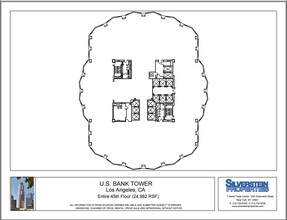 633 W 5th St, Los Angeles, CA à louer Plan d’étage– Image 1 sur 1