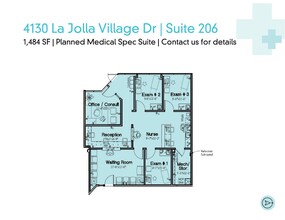 4150 Regents Park Row, La Jolla, CA à louer Plan d’étage– Image 1 sur 1