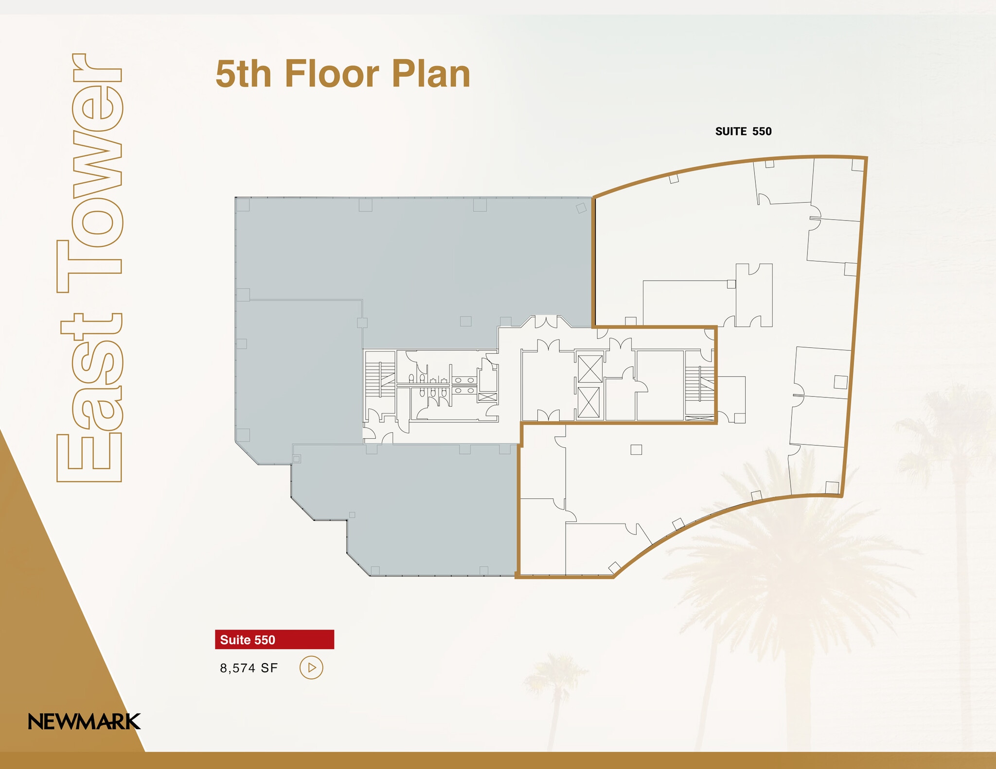 5000 Birch St, Newport Beach, CA à louer Plan d’étage– Image 1 sur 1