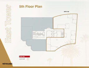 5000 Birch St, Newport Beach, CA à louer Plan d’étage– Image 1 sur 1