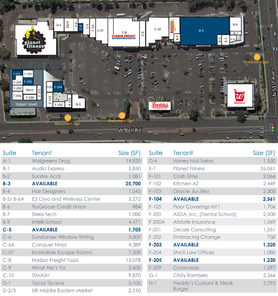 4915-4965 N 51st Ave, Glendale, AZ à louer - Photo de l’immeuble – Image 2 sur 3
