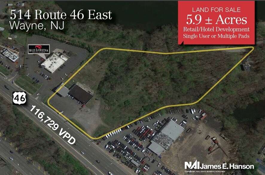 514 Route 46, Wayne, NJ à vendre - Photo de l’immeuble – Image 1 sur 2