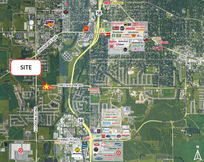 Greenhill Road & Algonquin Drive, Cedar Falls, IA à vendre - Photo de l’immeuble – Image 2 sur 2