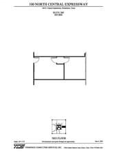100 N Central Expy, Richardson, TX à louer Plan d’étage– Image 1 sur 6