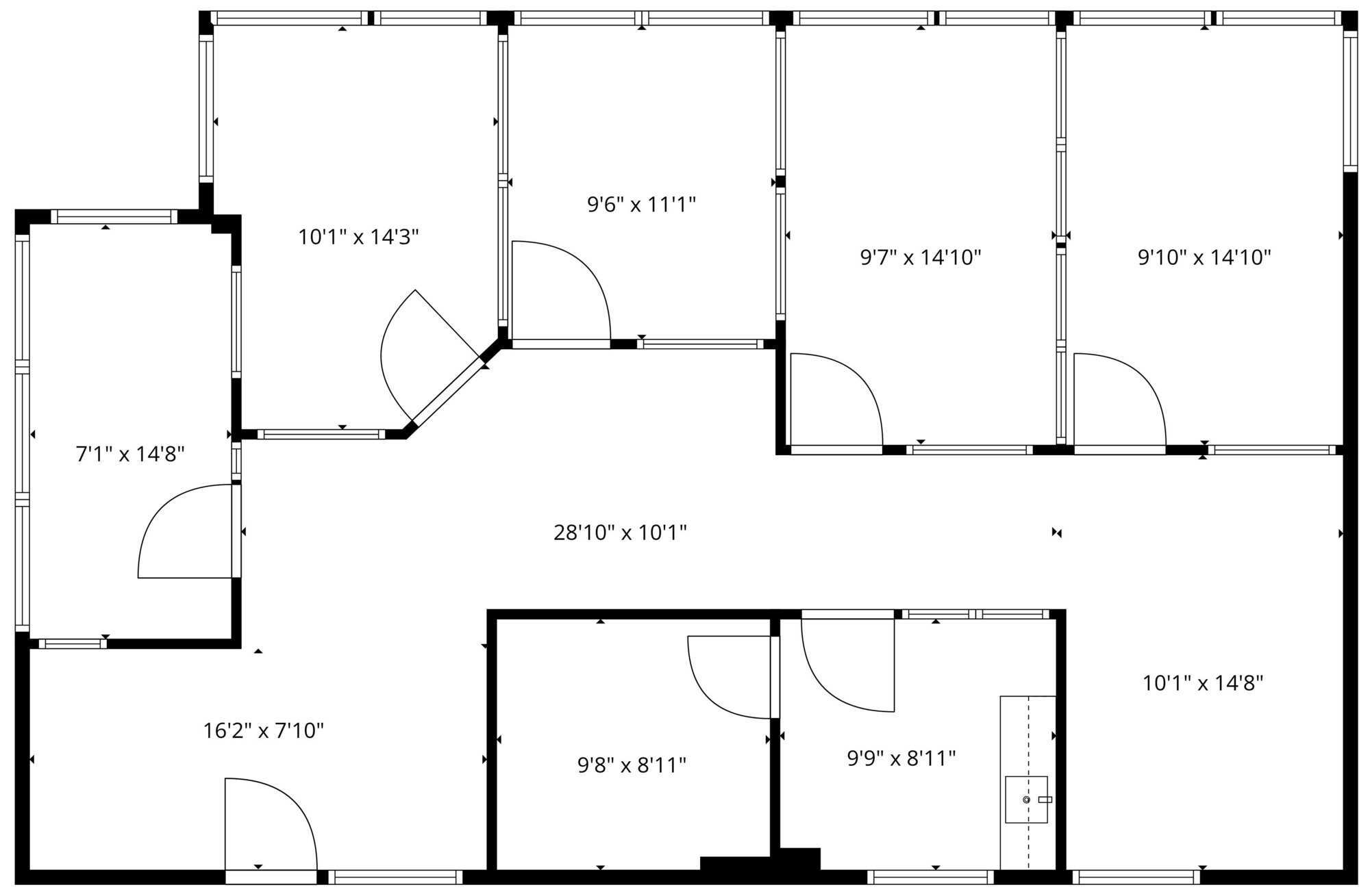 475 Gate Five Rd, Sausalito, CA à louer Plan d’étage– Image 1 sur 1