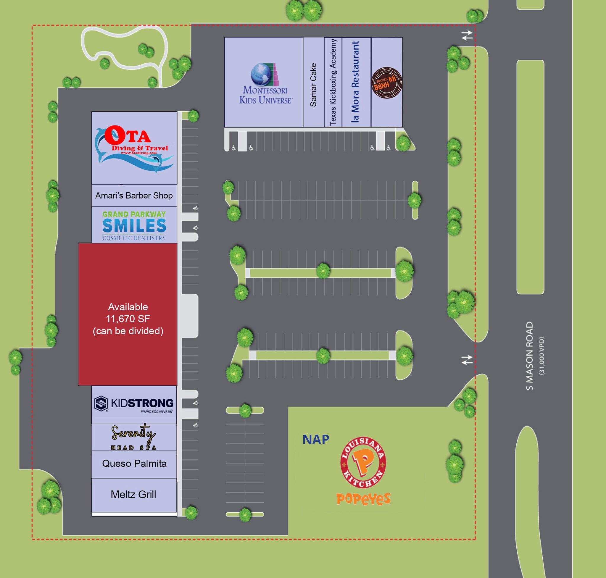 2004 S Mason Rd, Katy, TX à louer Plan de site– Image 1 sur 1