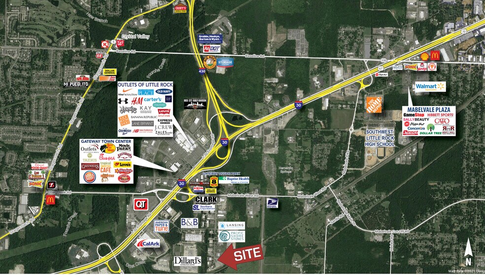 11310 Otter Creek East Rd, Mabelvale, AR à louer - Aérien – Image 2 sur 2