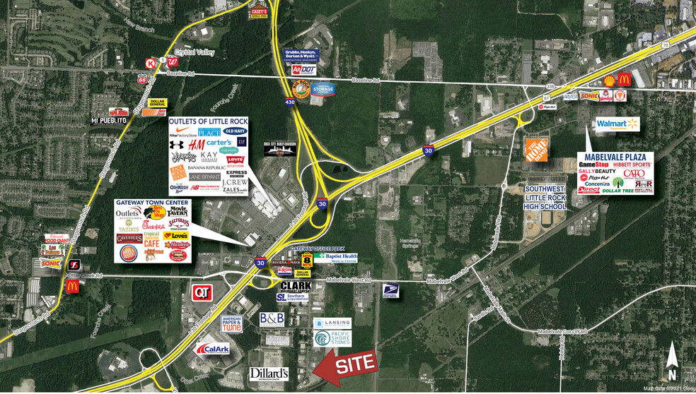 11310 Otter Creek East Rd, Mabelvale, AR à louer - Aérien – Image 2 sur 2