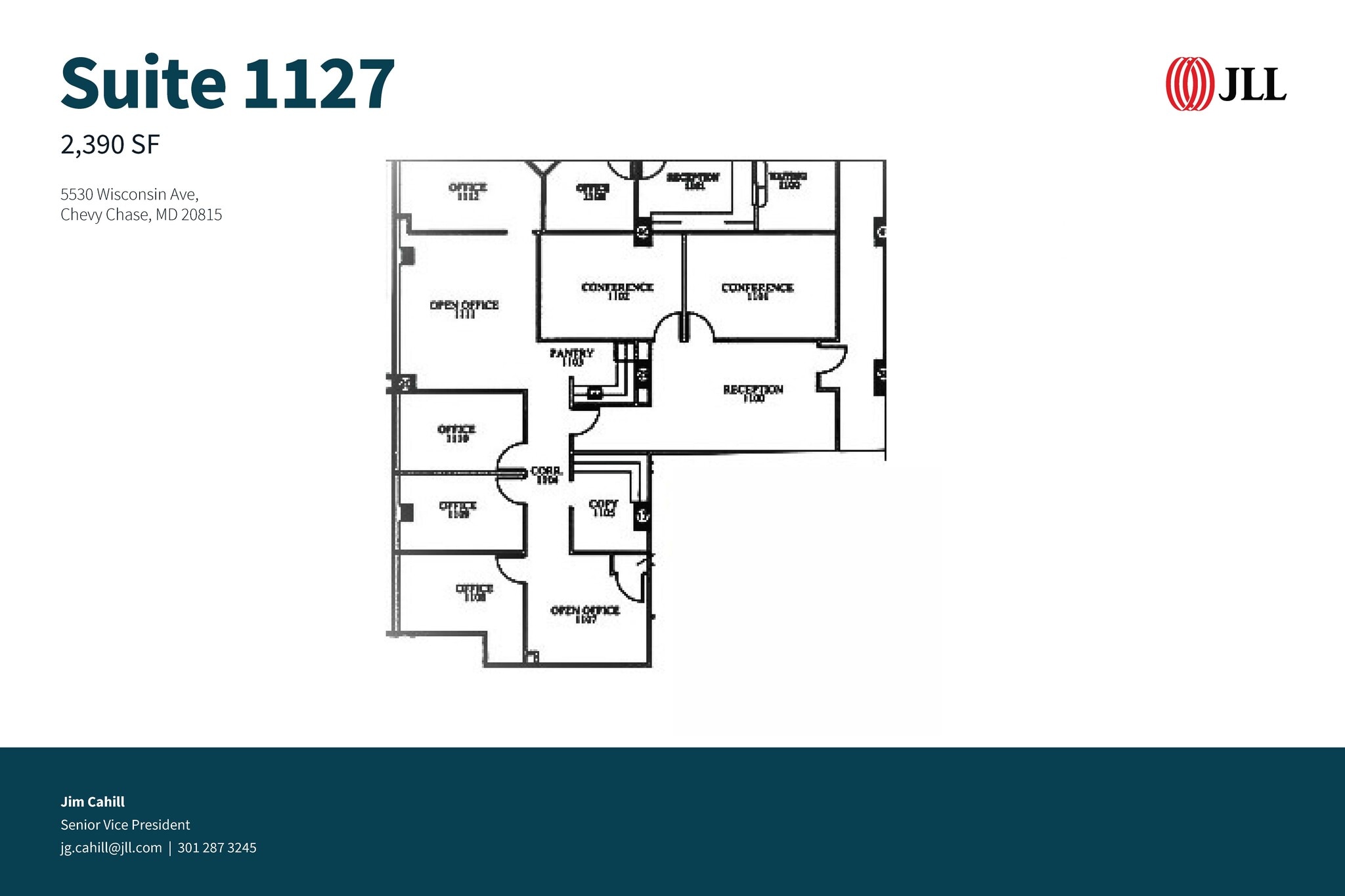 5530 Wisconsin Ave, Chevy Chase, MD à louer Plan d’étage– Image 1 sur 1